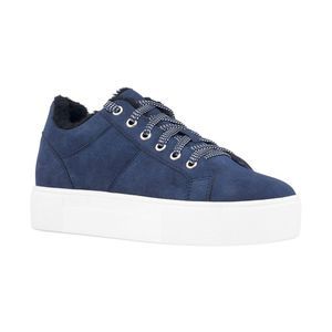 GC Shoes Womens Tommy Platform Sneakers, Blue, Size 8.5 Ztl4